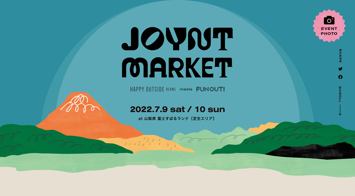 JOYNT MARKET -HAPPY OUTSIDE BEAMS meets FUN OUT!-
