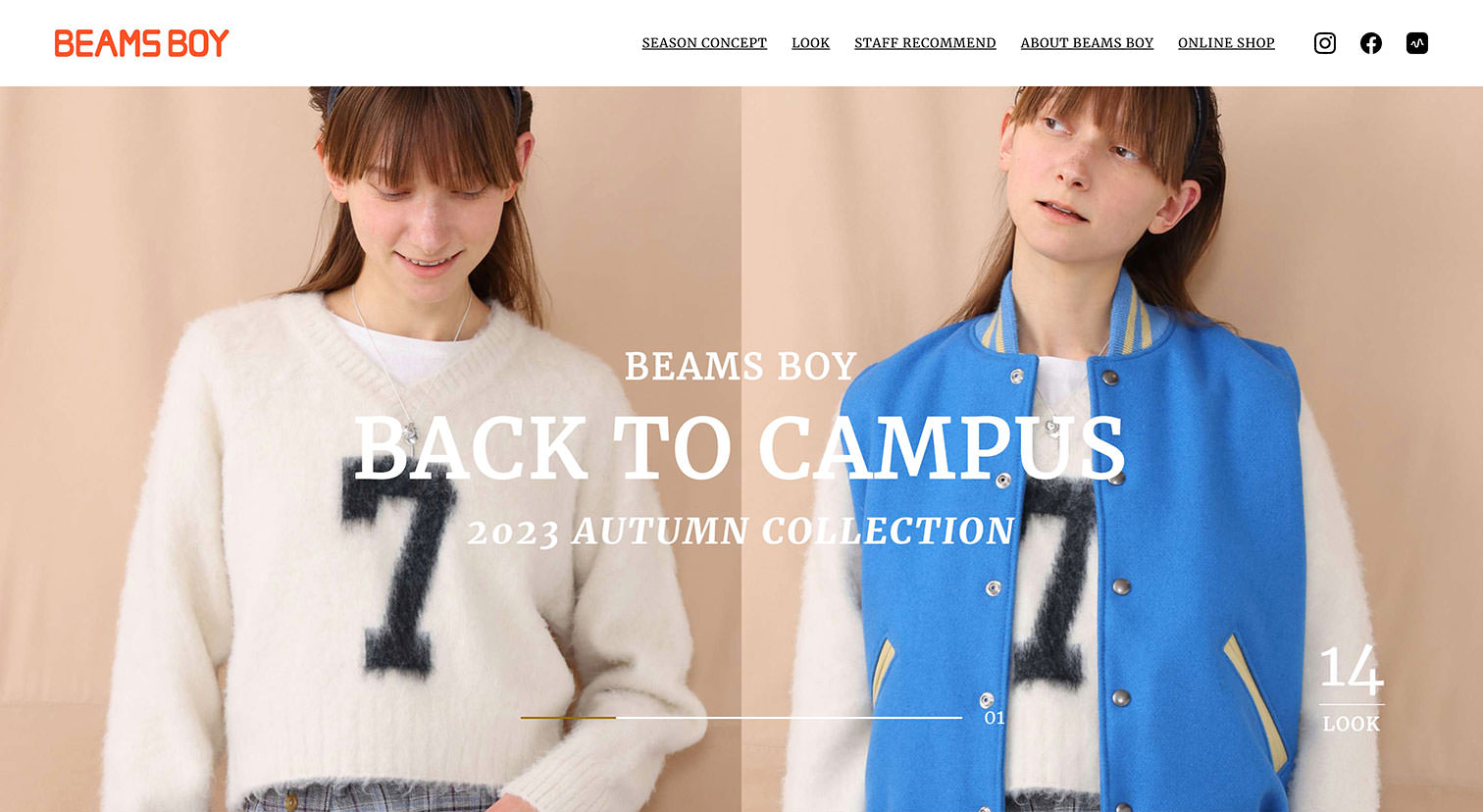 BEAMS BOY 2023-24 AUTUMN & WINTER COLLECTION