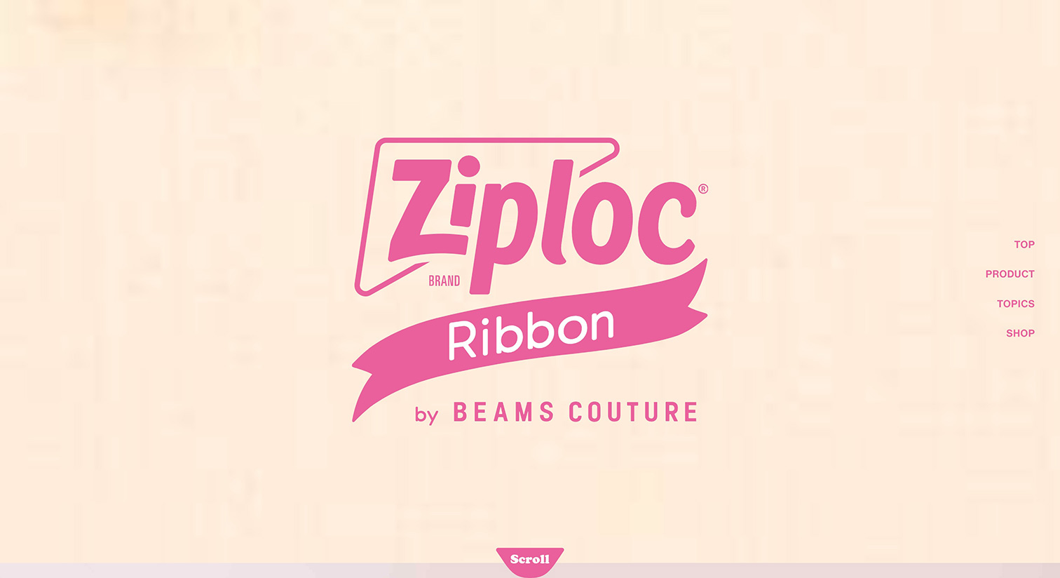 誰かのための新しいZiploc® デザインバッグ リボン